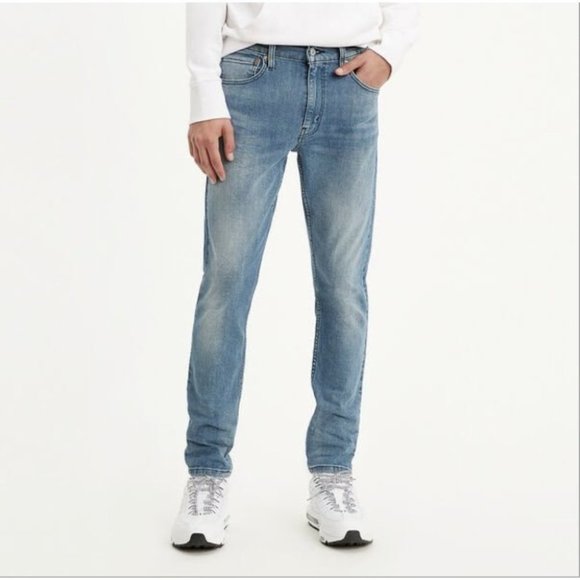 Levi's 512 Slim Taper BNWT Men's Jeans Light Wash Denim Size Waist 36 Length 34. - Picture 2 of 12
